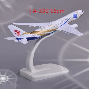 16 см China Airlines Tibet SAS Airways A330 Имитация твердосплавной модел самолет Играчка дисплей Колекция Бижута Шоу