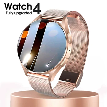 2023 Нови дамски умни часовници за мъже с пълно натискане на кръвното налягане, кислород в кръвта, Bluetooth-разговор, умни часовници за Huawei Samsung