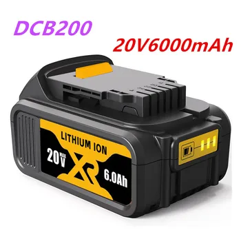 20V6000mAh ерзац head Lithium-Ion Batterie Mit 3A DCB112 Ladegerät Für Dewalt DCB180 DCB181 DCB181-xj DCB200 DCB200-batterie