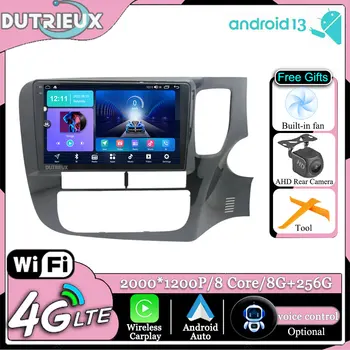 Android 13 За Mitsubishi Outlander 3 GF0W GG0W 2012-2018 Carplay GPS Авто Радио Мултимедиен Плейър телевизионния Екран, Навигация