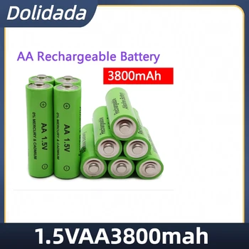 Batterie NiMH Rechargeable AA 1.5 MAh, 3800 V Pour Télécommande LED, Jouet, Радио, Horloge, Jeu, Détecteur De Fumée
