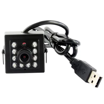 ELP 1080P CMOS OV2710 Висока скорост 30fps/60fps/120fps IR камера за видеонаблюдение Нощно Виждане 3,6 мм Обектив Мини-Уеб камера USB2.0 Инфрачервена камера
