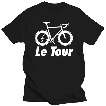 Le Tour Bike Silhouette 2015 De France Нова тениска за състезания по колоездене за Мъже Унисекс 2019 Мъжка лятна нова марка мъжка тениска