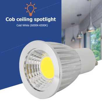 Led прожектор COB, полилеи, с регулируема яркост, заместват галогенную лампа ac 85-265 В осветление за всекидневна