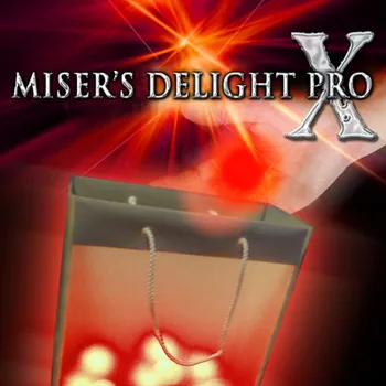 Misers Delight Pro X от Марк Мейсън (Синьо / червена светлина) - Магически трик, Сцена, ментализм, магия в близък план, илюзии, трикове, за парти