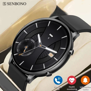 SENBONO 2023 Новите Смарт Часовници Мъжки Bluetooth Покана Фитнес Traker Watch 100 + Спортен Циферблат На Поръчка Smartwatch за Xiaomi Android и IOS