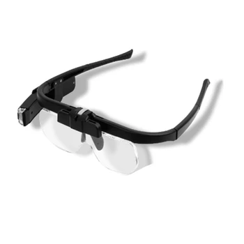 USB Акумулаторни Очила за четене Лупа 1.5 X 2.0 X 2.5 X 3.5 X 4.0 X 4.5 X за четене с подсветка Увеличительных стъкла