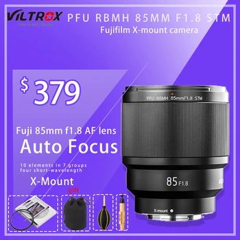 VILTROX 85 мм F1.8 STM X-mount Обектив с фокусно разстояние AF Портретен Обектив с Пълна Рамка за обектив fujifilm x mount x-t20 x-t2 x-t3 xt3