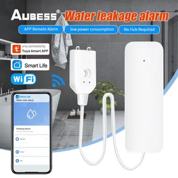 Wi-Fi Сензор за вода Sasha Сигнализация Детектор за течове Умен дом Smartlife ПРИЛОЖЕНИЕ, системата за Дистанционно защита на сигурността, на главината не се изисква