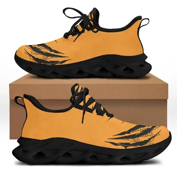 Yikeluo 2023 Дамски Обувки на платформа С 3D Принтом Тигрова Лапа, Окото Обувки за Бягане, Мъжки Спортни Обувки за дейности на открито, Мъжки Тенис обувки Zapatillas