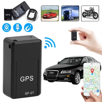 Автомобилен GPS тракер GF07, Запис на глас, мини-интелигентен локатор, магнитно устройство за проследяване на автомобили в реално време, Имобилайзер устройство