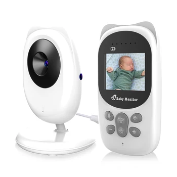 Безжична следи бебето, цифров фотоапарат, видеомонитор за деца с 2.4-инчов LCD екран, прехвърляне на 50 м Поддържа двупосочен разговор