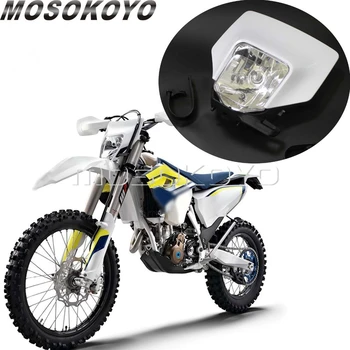 Бяла Светлина за Мотокрос Dirt Bike MX Ендуро Head Lamp за FE TX TE 25 150 250 300 350 450 501 701 2017-2019