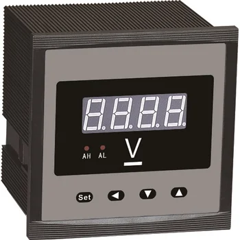 Волтметър за постоянен ток с цифров дисплей 0-100 В, захранване DC24V 48V, интелигентен м с 8 форми