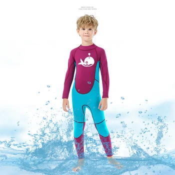 Дебели бански за момичета, неопреновый неопрен за сърфиране, неопрен 2,5 мм за подводно плуване, бански костюми за гмуркане с медузи♫, детски комплект за къпане
