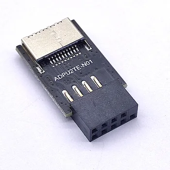 Дънна платка USB2.0 9Pin за версия Type-A/ 9Pin за transducer TYPE-E USB3.2 Адаптер за интерфейс TYPE-E удължителен кабел, USB 2.0
