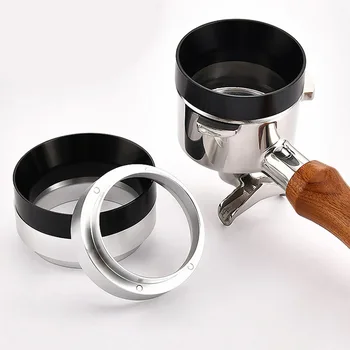 Италианската дръжка за кафе 51 58 мм, пръстен за набиране на прах, Филтър за кафе еспресо с магнит, Кафе, посуда, сменяеми аксесоари за баристи