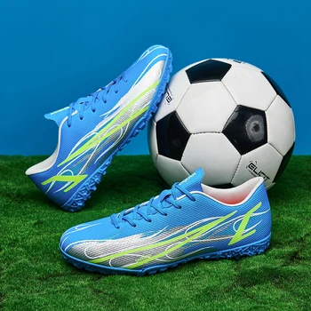 Качествени Футболни Обувки Messi Здрава Лека Футболни Обувки с Ниски Берцем Удобни Спортни Обувки за Мини-футбол на Едро 32-47 Размер