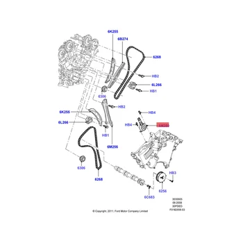Клапан Газоразпределение VVT на Двигателя 9L8Z6M280A за Ford Escape Fusion и Mercury Маверик въз основа на 2007-2012 Управляващ Соленоид 917-223