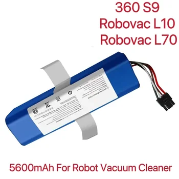 Литиево-йонна батерия с капацитет от 5600 mah за робот-прахосмукачка 360 S9, аксесоари, Резервни части, кабел за зареждане на батерията