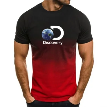 Лятна мъжка тениска 2023 с 3D принтом в уличном стил, тениска с кръгло деколте, модерен топ с къс ръкав