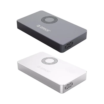 Мобилен Корпус на твърдия диск Orico M2 M. 2 От Nvme До Type-C, Самоохлаждающийся твърд диск SSD HDD С Вграден вентилатор, 900 Mbit/s