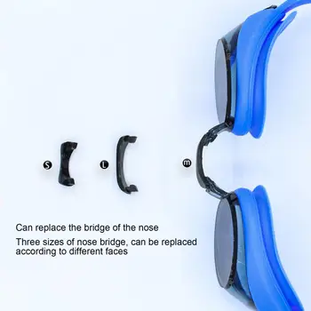Надежден, удобен в чорап Гъвкав професионален комплект за плуване от 4 теми, силиконови очила за плуване под вода
