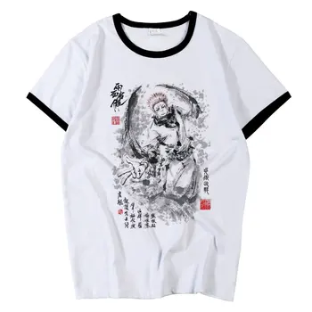 Нова тениска за джиу-джицу КАЙСЕН Итадори Yuji тениска за cosplay, модни мъжки и дамски ризи