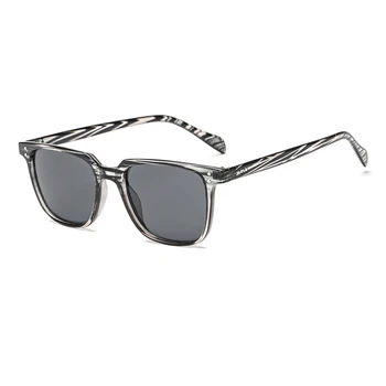 Новост 2018, модни vintage слънчеви очила Унисекс за мъже и жени, очила леопардовую/черна/зебровую ивица с пълна рамки, Gafas UV400 N9