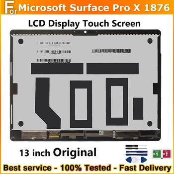 Оригинален 13-инчов LCD-дисплей за Microsoft Surface Pro X 1876, LCD сензорен дисплей, дигитайзер в събирането на Surface ProX 1876
