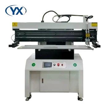 Полуавтоматична печатна машина YX1500 за ситопечат с един удар факел паста за производствената линия PCB Smt Трафаретный принтер за печат с един удар факел паста