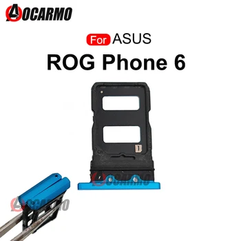 Ремонт на детайл от СИМ-карта за ASUS ROG Phone 6 ROG6, резервни части за sim-тава, на притежателя на гнездото за sim карта
