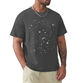 Съзвездието Орион - Тениска с Илюстрация на астрономията, Къса тениска, тениски, прости тениски, мъжки