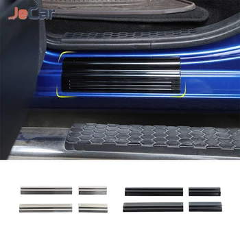 Тампон върху праг от неръждаема стомана със защита от надраскване за Dodge RAM 2010-2017 тампон на прага на автомобила