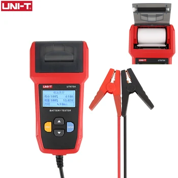 Тестер акумулатора UNIT UT673A UT675A Скенер за проверка на работата на батерията, диагностика измерител на стартиране на колата и за зареждане